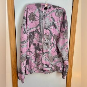 Pink Camouflage Women's Jacket Hollister